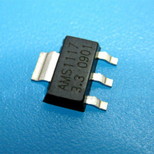 IC  AMS1117-3.3V LDO SOT-223 แปลงไฟจาก 5-6v เป็นไฟ 3.3 กระแส 1A