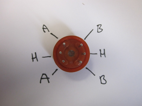 ตัว sensor ตรวจจับแอลกอฮอล์ ตัวเปล่าๆไม่มีวงจร 