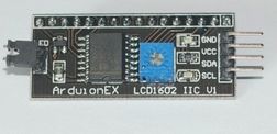 โมดูลขยายพอร์ต สำหรับต่อ lcd แบบ i2c ใช้สายเพียง 2 เส้น