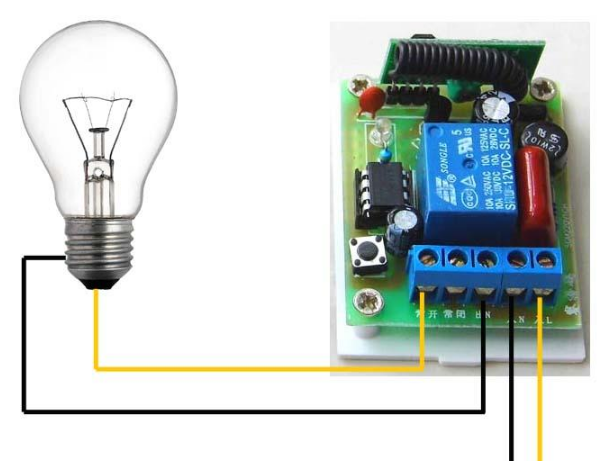 ชุดคุมไฟฟ้า 220v 30A ไร้สายผ่านคลื่นวิทยุ  30-150m แยกตัวลูก4ตัว