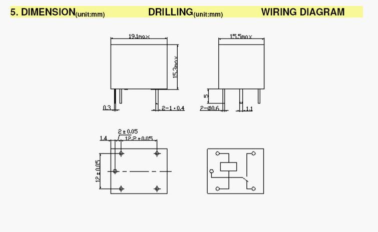 relay 5v 10A  no/nc/common 5 ขา